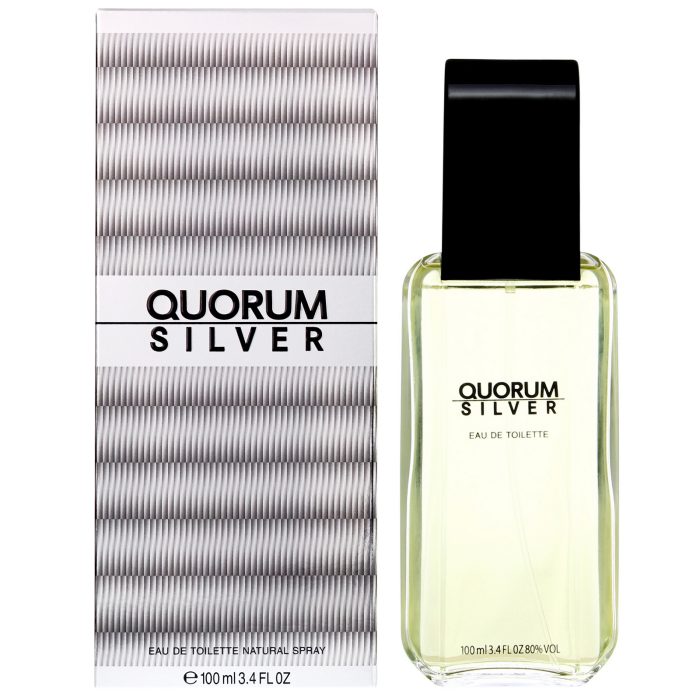 Antonio Puig Quorum Silver Eau De Toilette 100ml Spray