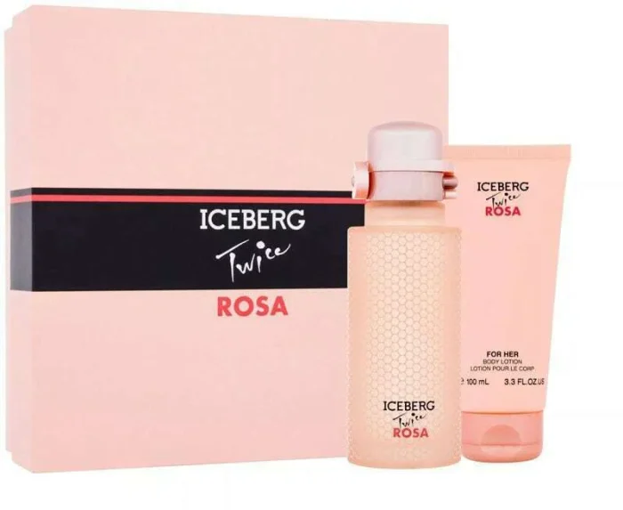 Iceberg Twice Rosa Gift Set 125ml EDT + 100ml Body Lotion