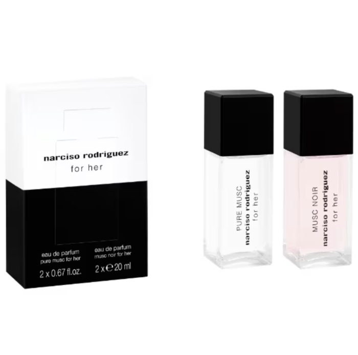 NARCISO RODRIGUEZ For Her Pure Musc EDP 20ml x Musc Noir EDP 20ml Natural Spray