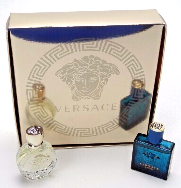 Versace Eros pour femme edp 5ml x eros edt 5ml gift set